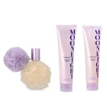 ARIANA GRANDE MOONLIGHT 3 PCS SET FOR WOMEN: 3.4 EAU DE PARFUM SPRAY + 3.4 BATH AND SHOWER GEL + 3.4 BODY SOUFFLE by ARIANA GRANDE